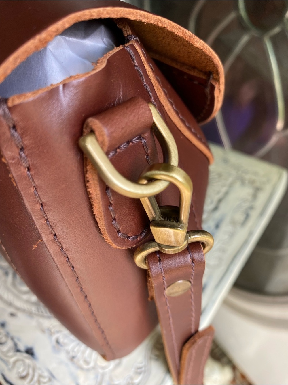 🆕 Portland Leather Monaco Bag - LARGE - Chocolate Brown 🤎 - Picture 14 of 16